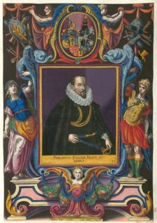Members of the famous Augsburg Fugger family, Philipp (1567 - 1601), married to Barbara Fugger, son