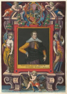 Members of the famous Fugger family in Augsburg, Franz Fugger von Kirchberg and Weissenhorn died at
