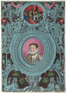 Members of the famous Augsburg Fugger family, Anna Sibylla Fugger von Kirchberg (1569 - 1634),