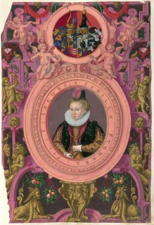 Members of the famous Augsburg Fugger family, Sibylla Fugger (1572 to 1616), also known as Sybilla