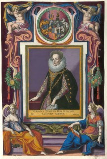 Members of the famous Fugger family in Augsburg, Veronika Fugger, daughter of Anton Fugger, born