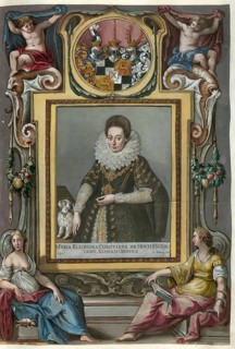 Members of the famous Augsburg Fugger family, Maria Eleonora Countess of Hohenzollern (1586 -