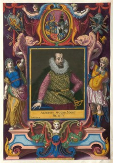 Members of the famous Augsburg Fugger family, Albertus, Albrecht, Fugger (1574 - 1614, partly also