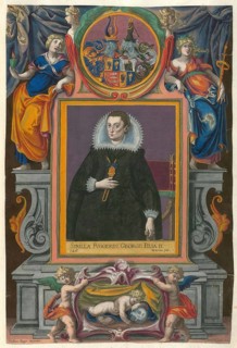 Members of the famous Augsburg Fugger family, Sibylla Fugger (1572 - 1616), daughter of Georg