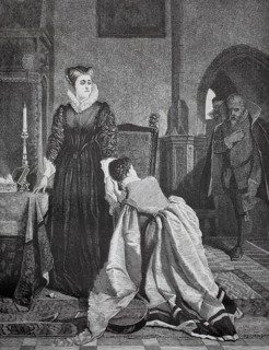 Mary Stuart was sentenced to death for high treason, more precisely because of her involvement in