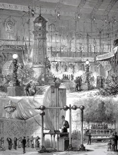The Exhibition for Electricity in Paris, First International Electricity Exhibition, August 1881,