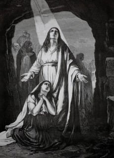 Martyrs in the catacombs, early Christian woman who died during the Roman persecutions (ca. 2nd-4th