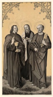 John, Matthew and Peter, Apostles, People of Biblical History, Historical, Authentic, Digitally