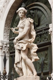 Arsenale, Renaissance portal (around 1400), Venice, Veneto, Italy