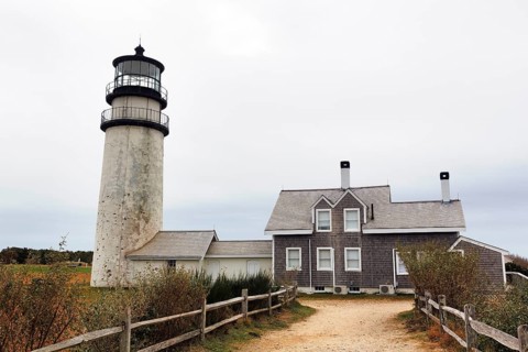 Highland lighthouse, Cape Cod Light, lighthouse, typical architectural style, North Truro, Cape