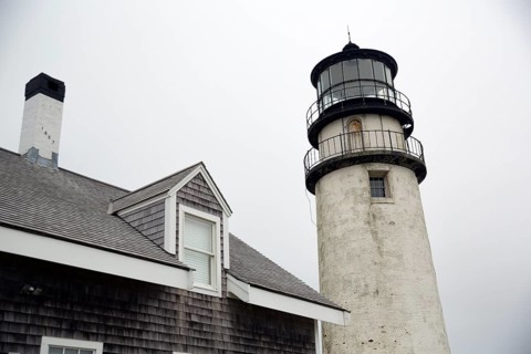 Highland lighthouse, Cape Cod Light, lighthouse, typical architectural style, shingle façade, North