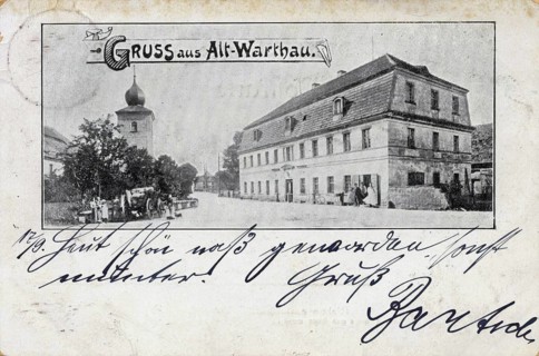 Old Warthau, today Gmina Warta Boleslawiecka, a rural community in Boleslawiecki County, Lower