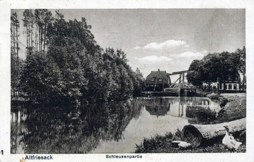 Altfriesack, Schleuse, Amt Friesack is located in the Havelland district on the edge of the
