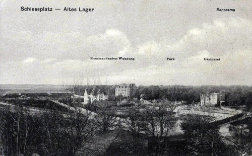 Altes Lager shooting range, artillery depot, gun park, district of the municipality of