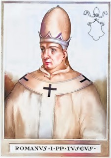 Romanus was pope in 897. The exact election day is unknown. The enthronement took place in August