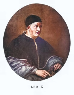 Leo X (born Giovanni de' Medici, born 11 December 1475 in Florence, died 1 December 1521 in Rome)