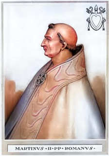 Marinus II (often erroneously called Martin III in the late Middle Ages, born in Rome, d. May 946)