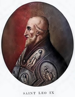 Leo IX, previously Bruno of Toul, originally Bruno of Egisheim-Dagsburg (born 21 June 1002, died 19