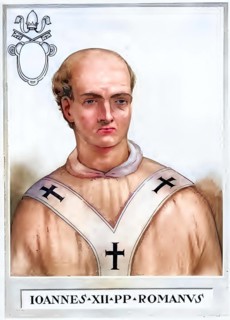 John XII (born 937 or 939 as Octavian of Spoleto in Rome, died 14 May 964 in the Campagna) was pope