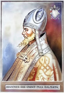 John IV (born 6th or 7th century, died 12th October 642 in Rome) was pope from 640 until his death,