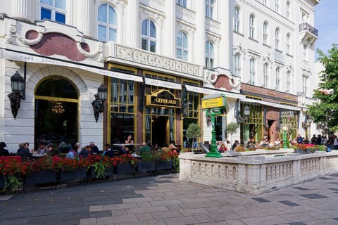 Famous Gerbeaud Cafe, Budapest, Hungary