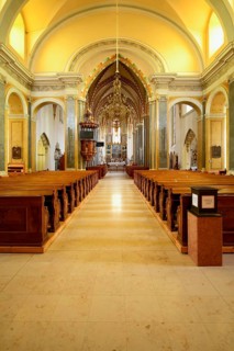 Church of the Blessed Virgin Mary or Budapest's Inner City Parish Church, Interior, Budapest,
