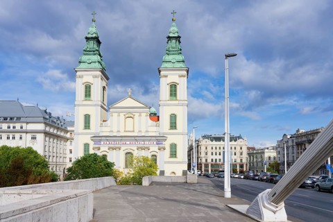 Church of the Blessed Virgin Mary or Budapest's Inner City Parish Church, Budapest, Hungary