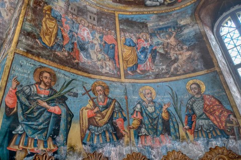 Krusedol Monastery, Frescoes and mural paintings, Vojvodina Province, Serbia