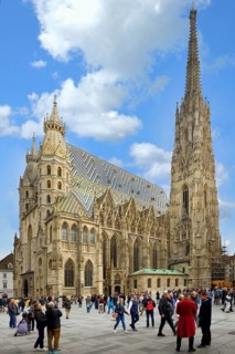 12th Century St. Stephen's Cathedral, Vienna, Austria