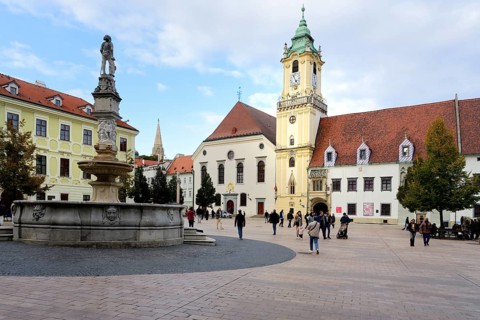 Old town city hall and tower, Bratislava, Slovakia