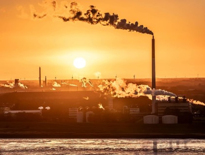 Kronos Titan chemical plant, one of the world's leading manufacturers of titanium dioxide, in