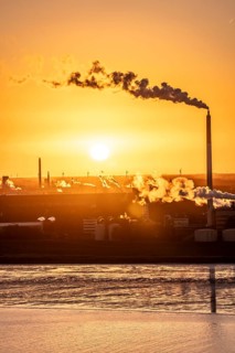 Kronos Titan chemical plant, one of the world's leading manufacturers of titanium dioxide, in