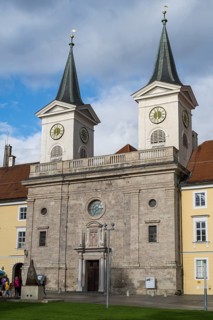 St. Quirinus Parish Church, Tegernsee Abbey, Castle with Braustüberl, Town Tegernsee, Upper