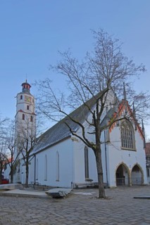 Gothic Protestant City Church of St. Peter and Paul, Blaubeuren, Swabian Jura, Baden-Württemberg,