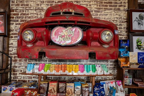 Arvada, Colorado - Candy on sale at Scrumptious, a store in Olde Town Arvada