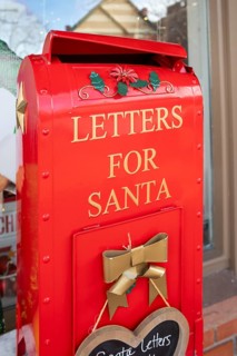Arvada, Colorado - A mailbox for letters to Santa outside a store in Olde Town Arvada