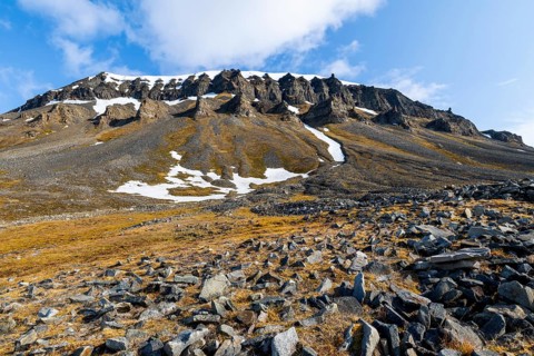 Mountain, rock, Longyearbyen, Spitsbergen, Svalbard