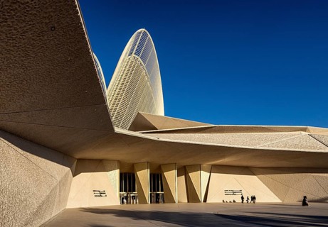 Zayed National Museum in Abu Dhabi, memorial to the late Zayed bin Sultan Al Nahyan, the museum is