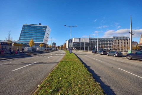 Schwedenkai ferry terminal, casino, hotel, Accor Group, Adagio Access, ibis Styles, general