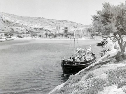 Admiralty Fishing Vessel MFV 37, Xlendi, Island of Gozo, Malta, Europe, 1956