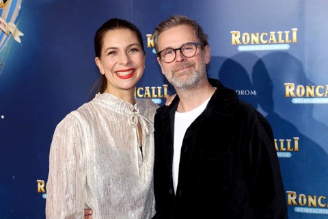 Matthias Mattschke with Theresa Krontaler, Premiere Roncalli Christmas Circus, Tempodrom, Berlin 19