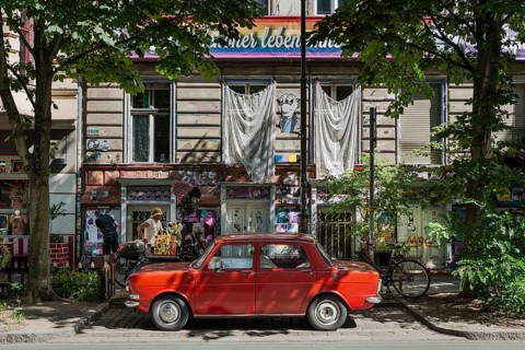 Everyday street scenes on Prenzlauer Berg, Berlin