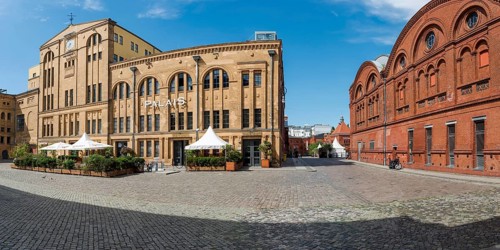 Kulturbrauerei architectural monument on Prenzlauer Berg, Berlin