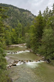 Weissach river, Wildbad Kreuth, Tegernseer Tal, Upper Bavaria, Bavaria, Germany