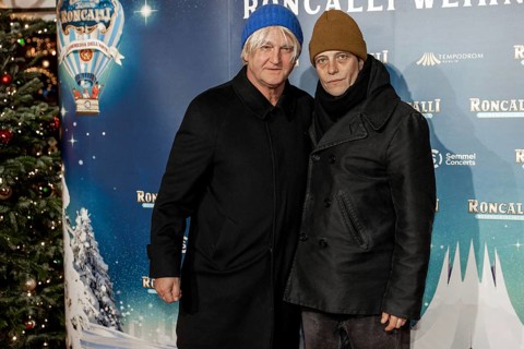Detlev Buck and August Diehl at the premiere of the 21st Original Roncalli Christmas Circus Berlin