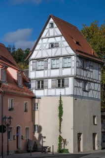 Part of the former 15th century city fortifications, half-timbered first half of the 19th century,