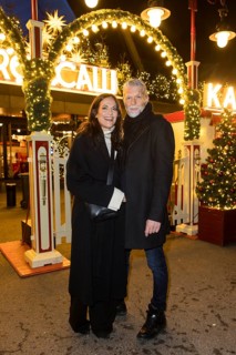 Bettina Zimmermann and Kai Wiesinger at the premiere of the 21st Original Roncalli Christmas Circus