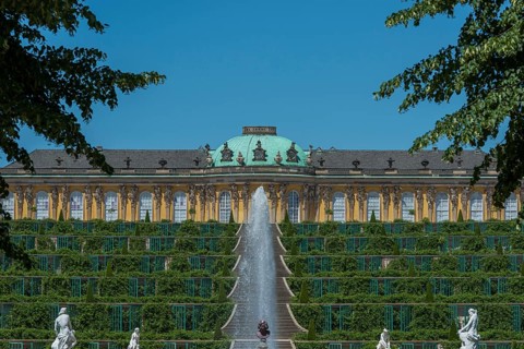 Staircase at Sanssouci Palace, Potsdam