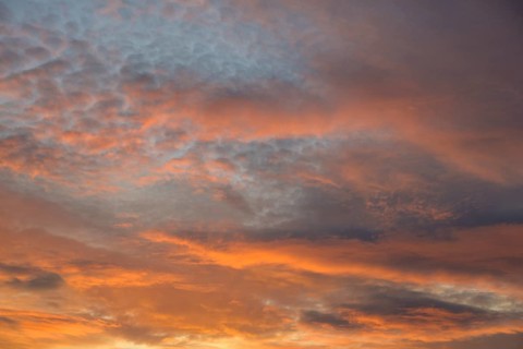 Clouds in the evening, Berndorf, Lower Austria, Austria