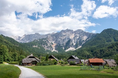 Slovenian Alps, mountaineering village Zgornje Jezersko, Slovenia